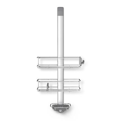 simplehuman&reg; Over-the-Door Shower Caddy in Stainless Steel