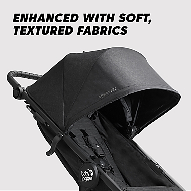 Baby Jogger&reg; City Mini&reg; GT2 All-Terrain Travel System in Opulent Black. View a larger version of this product image.