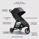 Alternate image 6 for Baby Jogger&reg; City Mini&reg; GT2 All-Terrain Travel System in Opulent Black