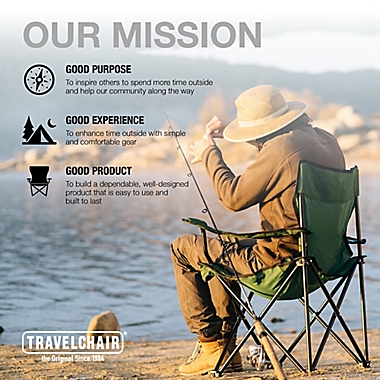 TravelChair&reg; Company Easy Rider C-Series Folding Camp Chair. View a larger version of this product image.