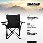 Alternate image 4 for TravelChair&reg; Company Easy Rider C-Series Folding Camp Chair in Black