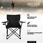 Alternate image 3 for TravelChair&reg; Company Easy Rider C-Series Folding Camp Chair in Black
