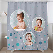 Photo Bubbles Personalized Shower Curtain