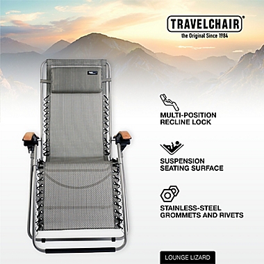 TravelChair&reg; Lounge Lizard Zero Gravity Recliner. View a larger version of this product image.