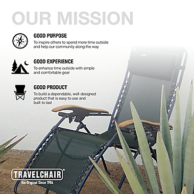 TravelChair&reg; Lounge Lizard Zero Gravity Recliner. View a larger version of this product image.