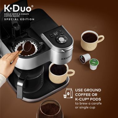 Keurig&reg; K-Duo&reg; Special Edition Single Serve K-Cup Pod &amp; Carafe Coffee Maker. View a larger version of this product image.