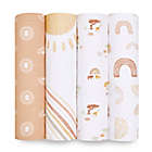 Alternate image 0 for aden + anais&reg; 4-Pack Keep Rising Cotton Muslin Swaddle Blankets in Cream