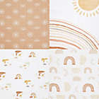Alternate image 3 for aden + anais&reg; 4-Pack Keep Rising Cotton Muslin Swaddle Blankets in Cream