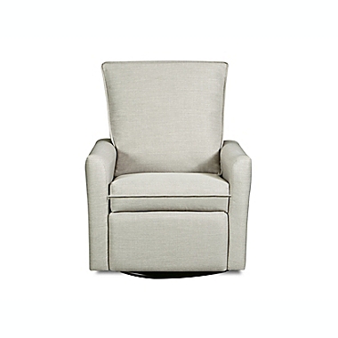 The 1st Chair&trade; Zoey Gliding Recliner in Grey. View a larger version of this product image.