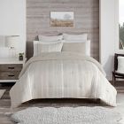 Alternate image 0 for UGG&reg; Devon Sherpa 3-Piece Full/Queen Reversible Comforter Set in Shoreline Stripe