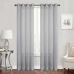 Simply Essential™ Voile 63-Inch Grommet Sheer Curtain Panel in Silver Grey (Single)