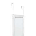Alternate image 5 for Simply Essential&trade; 50-Inch x 14.5-Inch Rectangular Over-the-Door Mirror in White