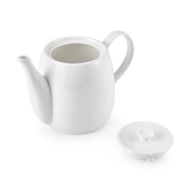 Our Table&reg; Sawyer 56 oz. Teapot in White. View a larger version of this product image.