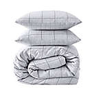 Alternate image 4 for Kenneth Cole New York&reg; Holden Grid Grey King Comforter Set in Grey