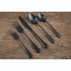 Alternate image 2 for Our Table&trade; Connor Satin 20-Piece Flatware Set in Black