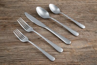 Our Table™ Connor Satin 45-Piece Flatware Set | Bed Bath And Beyond Canada