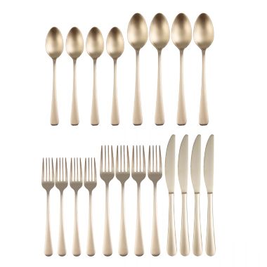 Our Table&trade; Connor 20-Piece Flatware Set in Gold. View a larger version of this product image.