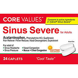 Core Values™ 24-Count Sinus Severe Relief Caplets