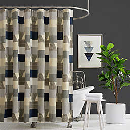 Ayesha Curry™ 72-Inch x 72-Inch Kaia Shower Curtain in Blue