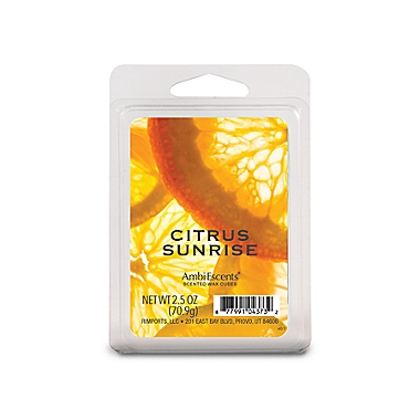 AmbiEscents&trade; Citrus Sunrise 6-Pack Wax Fragrance Cubes. View a larger version of this product image.