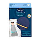 Alternate image 2 for HALO&reg; Newborn Ideal Temp SleepSack&reg; Swaddle in Blue