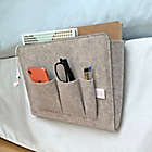 Alternate image 4 for Squared Away&trade; Felt Bedside Caddy in Oyster Grey