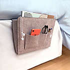 Alternate image 6 for Squared Away&trade; Felt Bedside Caddy in Oyster Grey