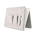 Alternate image 0 for Squared Away&trade; Felt Bedside Caddy in Oyster Grey
