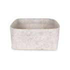 Alternate image 5 for Squared Away&trade; Small Felt Bin in Egret