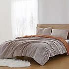 Alternate image 1 for Tipped Faux Fur 3-Piece Full/Queen Comforter Set in Honey