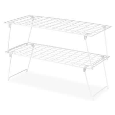 Simply Essential&trade; Collapsible Shoe Racks in Bright White (Set of 2)