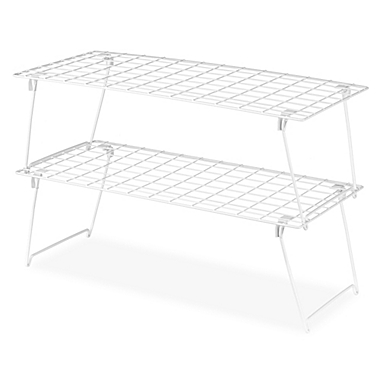 Simply Essential&trade; Collapsible Shoe Racks in Bright White (Set of 2). View a larger version of this product image.