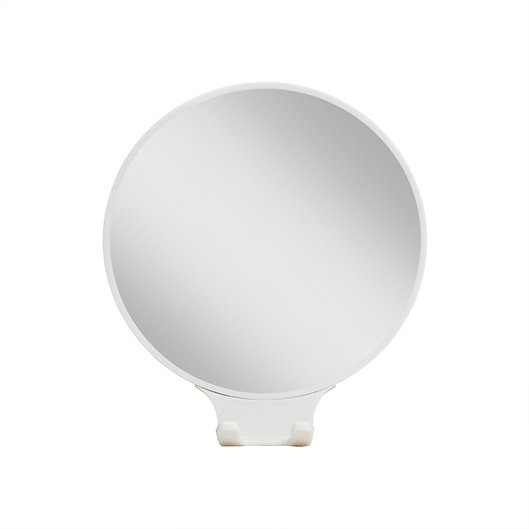 Alternate image 1 for Simply Essential™ Round Fog Free Shaving Mirror in Bright White
