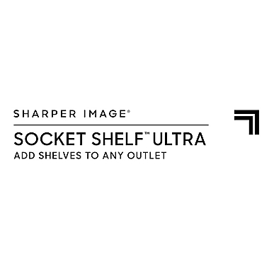 Sharper Image&reg; Socket Shelf&trade; Ultra Surge Protector in White. View a larger version of this product image.