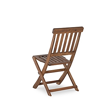 Blaise Catalan 3-Piece Outdoor Bistro Set in Teak. View a larger version of this product image.
