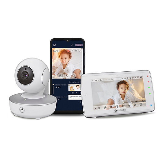 Alternate image 1 for Motorola® VM36XL Touch WiFi Video Baby Monitor in White