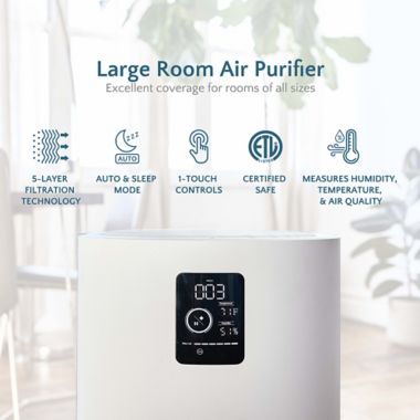 Our Happi Air Purifier in White. View a larger version of this product image.