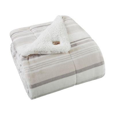 UGG&reg; Avery Quilted Throw Blanket in Stripe