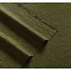 Alternate image 2 for Brooklyn Loom  Linen Queen Olive Green 4 Piece Sheet Set