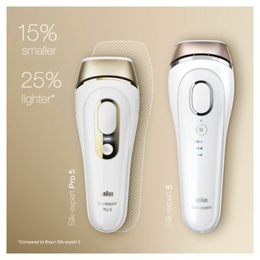 Braun® Silk-expert Pro 5 IPL Hair Removal System in White | Bed Bath &  Beyond