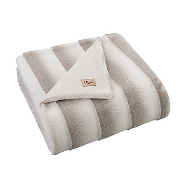 UGG&reg; Maddie Throw Blanket in Fawn. View a larger version of this product image.