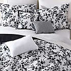 Alternate image 6 for Betsy Johnson&reg; Pretty Floral Black 6-Piece Full/Queen Comforter Bonus Set in Black