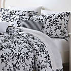 Alternate image 7 for Betsy Johnson&reg; Pretty Floral Black 6-Piece Full/Queen Comforter Bonus Set in Black