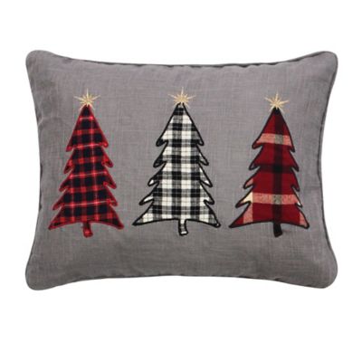 Levtex Home Elden Pines Christmas Trees Rectangular Throw Pillow