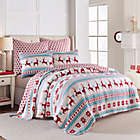 Alternate image 1 for Levtex Home Silent Night 3-Piece Reversible Full/Queen Quilt Set in Red