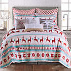 Alternate image 0 for Levtex Home Silent Night 3-Piece Reversible Full/Queen Quilt Set in Red