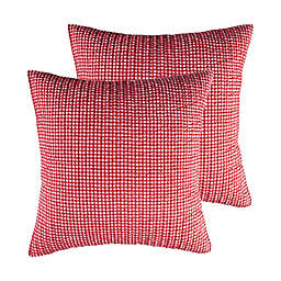 Levtex Home Gnome for the Holidays European Pillow Sham in Red (Set of 2)