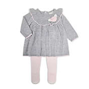 Clasix Beginnings&trade; by Miniclasix&reg; 2-Piece Sweater Dress and Tight Set in Grey
