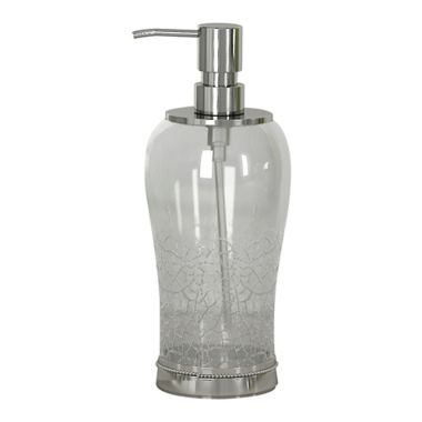 NuSteel Coyote Lotion Dispenser in Clear Glass | Bed Bath and Beyond Canada