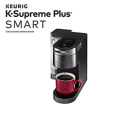 Keurig&reg; K-Supreme Plus&reg; SMART Brewer with BrewID&trade; in Black. View a larger version of this product image.